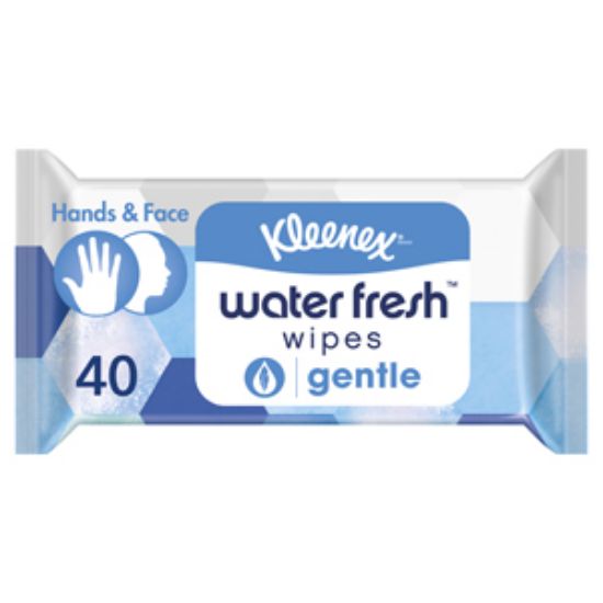 Picture of Kleenex Water Fresh Wipes 40s  x12